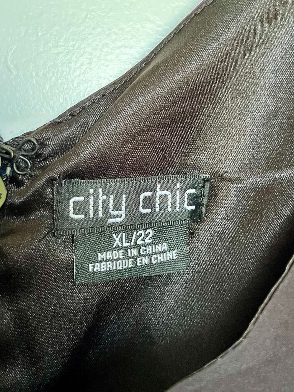 Citi Chic  Dress Hydrangea Fit & Flare Feminine,  Plus Size, Pleated Skirt, - Picture 8 of 11